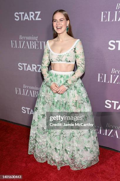 Alicia von Rittberg attends STARZ's "Becoming Elizabeth" New York Premiere Event at The Plaza on June 07, 2022 in New York City.