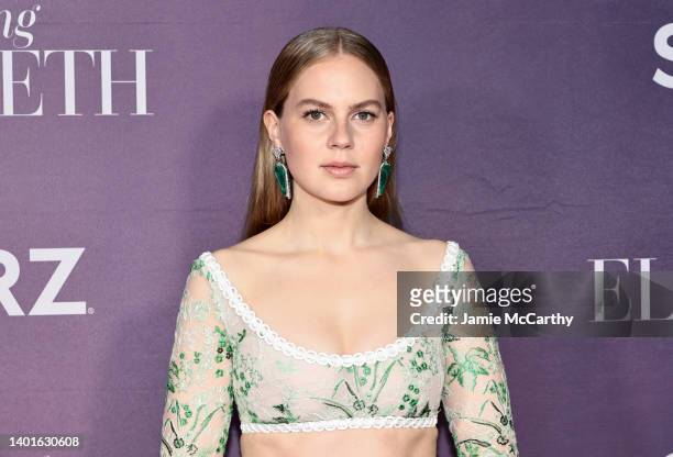 Alicia von Rittberg attends STARZ's "Becoming Elizabeth" New York Premiere Event at The Plaza on June 07, 2022 in New York City.