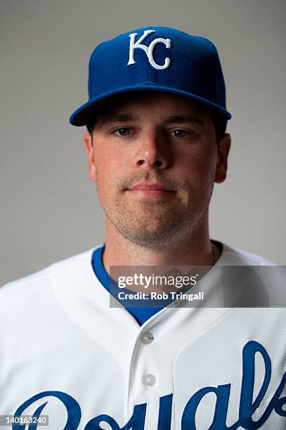 Vin Mazzaro of the Kansas City Royals poses during photo day at the Surprise Sports Complex on February 29, 2012 in Surprise, Arizona.