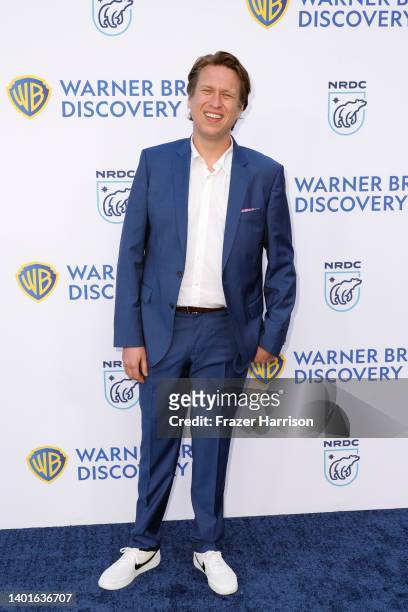 Pete Holmes attends the NRDC's "Night of Comedy" benefit honoring Julia Louis-Dreyfus at NeueHouse Los Angeles on June 07, 2022 in Hollywood,...