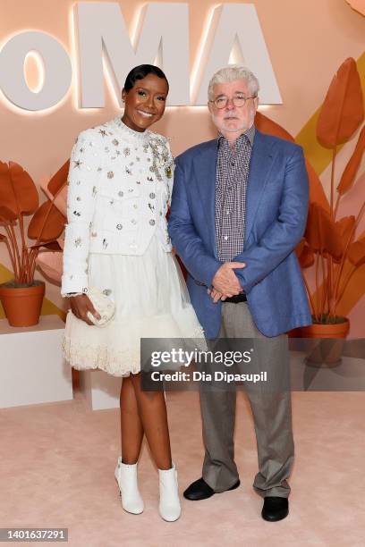 Mellody Hobson and George Lucas attend MoMA's Party in the Garden 2022 at The Museum of Modern Art on June 7, 2022 in New York City.