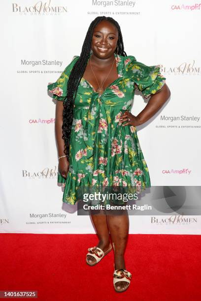 Jocelyn Bioh attends 'Black Women On Broadway' at Empire Hotel Rooftop on June 06, 2022 in New York City.