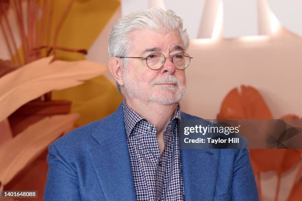 George Lucas attends the 2022 MoMA "Party in the Garden" at Museum of Modern Art on June 07, 2022 in New York City.