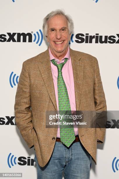 Actor Henry Winkler visits SiriusXM Studios on June 07, 2022 in New York City.