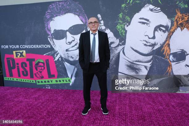 Danny Boyle attends FX's "Pistol" Los Angeles FYC event at El Capitan Theatre on June 07, 2022 in Los Angeles, California.