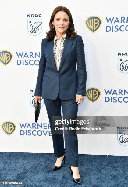 Julia Louis-Dreyfus attends NRDC honors Julia Louis-Dreyfus at "Night Of Comedy" benefit at NeueHouse Los Angeles on June 07, 2022 in Hollywood,...