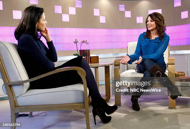 Ann Curry and Amy Duggar appear on NBC News' "Today" show --