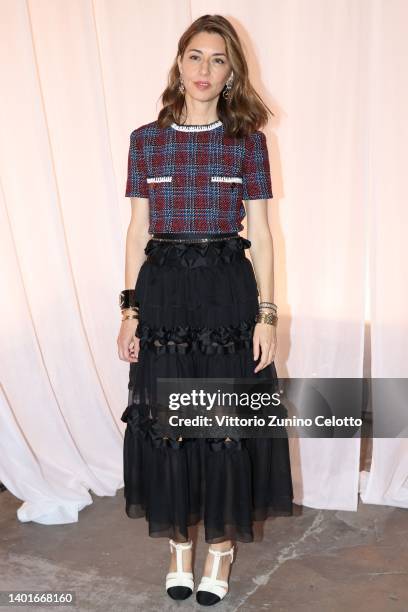 Sofia Coppola attends the Chanel Metiers D'Art Fashion Show on June 07, 2022 in Florence, Italy.