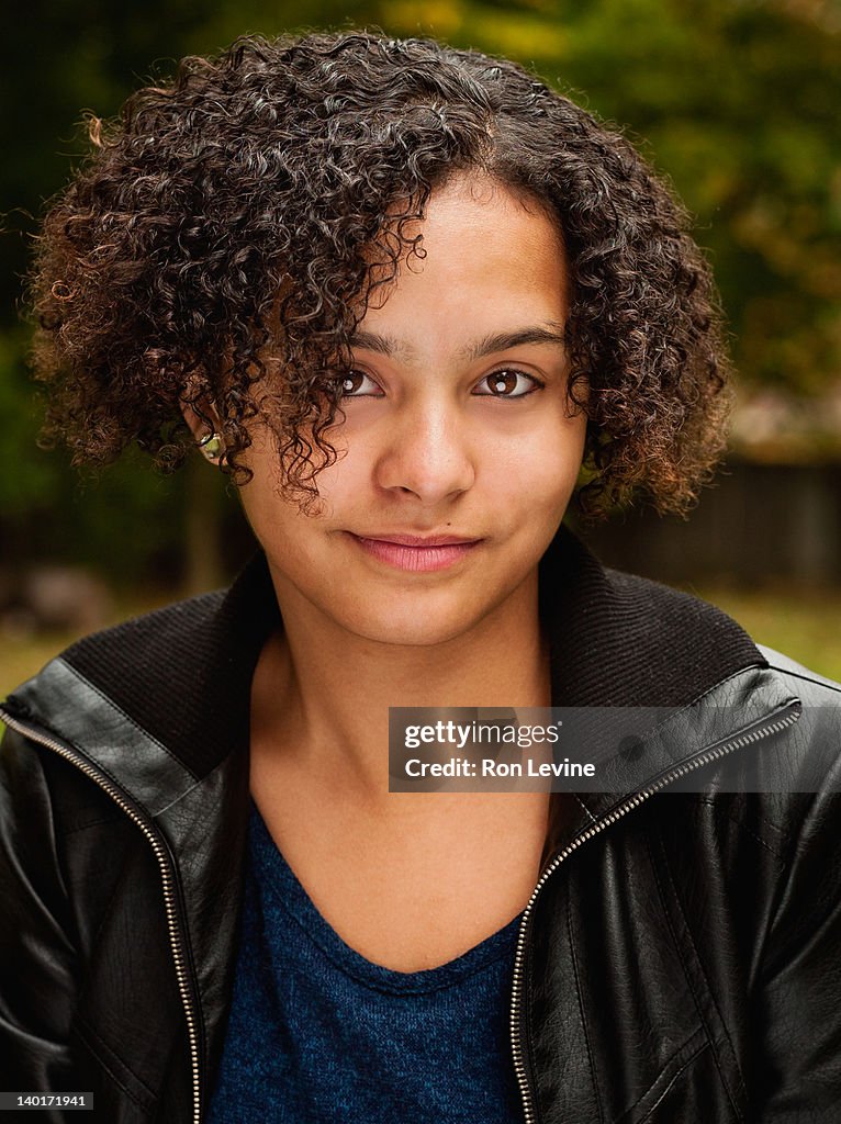 Teen girl, portrait