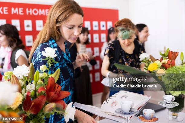 Cristiana Capotondi attends the "illy 30 Years Of Beauty" event during the Milan Design Week on June 08, 2022 in Milan, Italy.