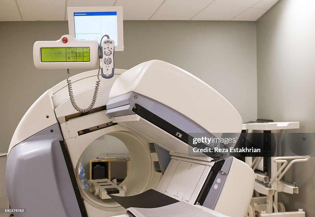 Open MRI machine