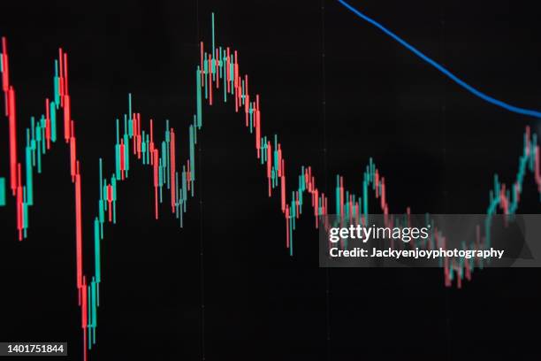 stock market graph - liniendiagramm stock-fotos und bilder