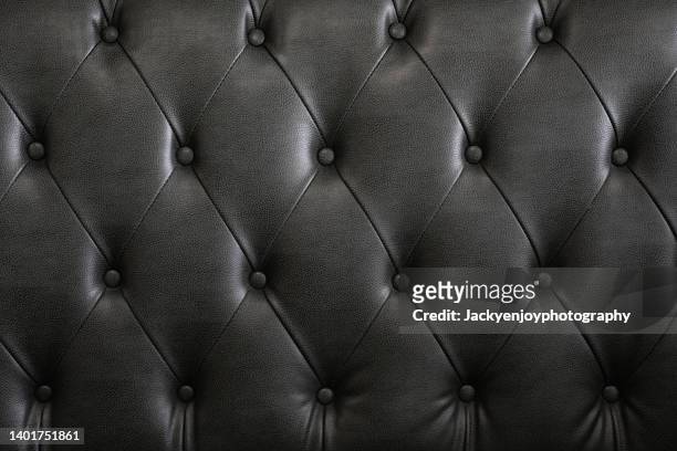 full frame shot of black sofa - auto sofa stock pictures, royalty-free photos & images