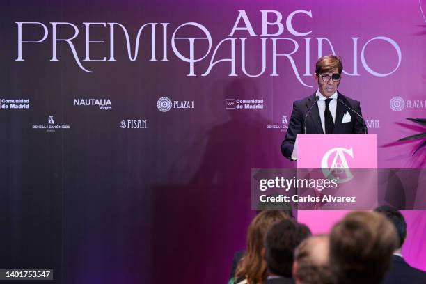 Spanish bullfighter Juan Jose Padilla attends the 13th 'ABC Bullfighting' awards at the Vocento buildin on June 08, 2022 in Madrid, Spain.