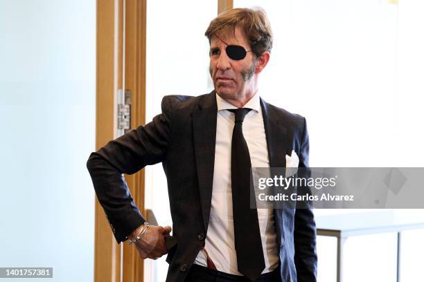 Spanish bullfighter Juan Jose Padilla attends the 13th 'ABC Bullfighting' awards at the Vocento buildin on June 08, 2022 in Madrid, Spain.