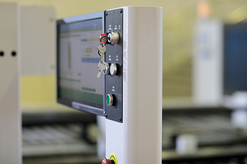 PLC & HMI based control panel