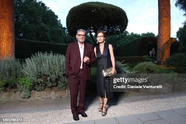 Sergio Castellitto and Margaret Mazzantini attend the McKim Medal Gala 2022 on June 08, 2022 in Rome, Italy.