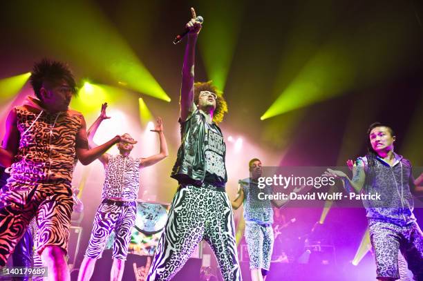 Redfoo from LMFAO performs at L'Olympia on March 2, 2012 in Paris, France.