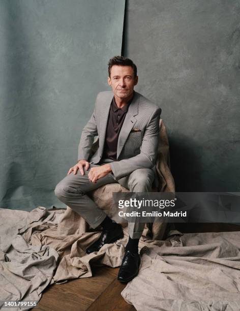 Actor Hugh Jackmana poses for a portrait at 88th Annual Drama League Awards on May 20, 2022 in New York City.