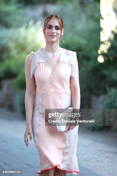 Miriam Leone attends the McKim Medal Gala 2022 on June 08, 2022 in Rome, Italy.