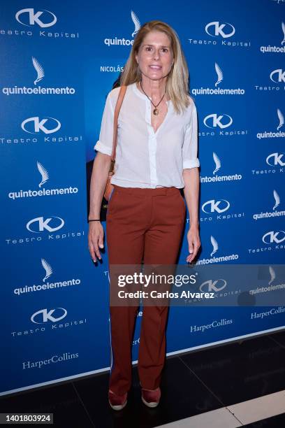 Maria Chavarri attends the 'Colate por Nicolas' book presentation at the Kapital Club on June 08, 2022 in Madrid, Spain.