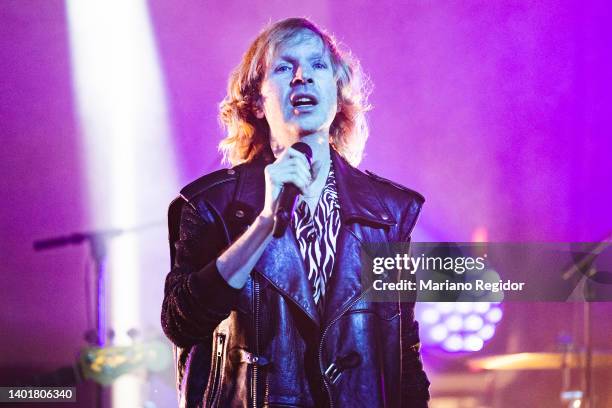 Beck performs on stage at La Riviera on June 08, 2022 in Madrid, Spain.
