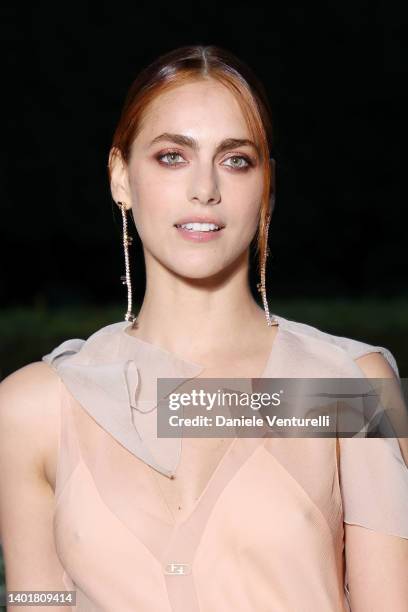 Miriam Leone attends the McKim Medal Gala 2022 on June 08, 2022 in Rome, Italy.