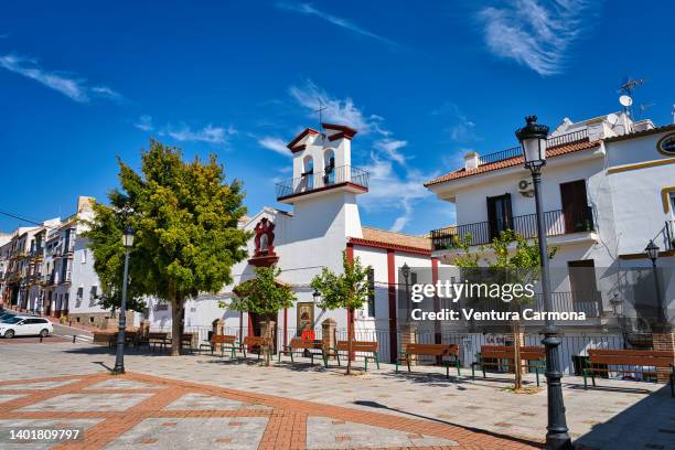 iglesia de la victoria church in olvera - cádiz, spain - poble espanyol stock pictures, royalty-free photos & images