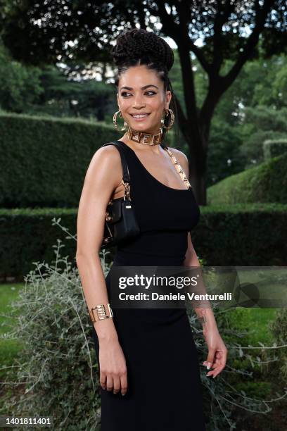 Elodie attends the McKim Medal Gala 2022 on June 08, 2022 in Rome, Italy.