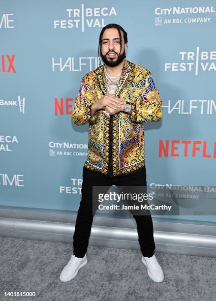 French Montana attends the "Halftime" Premiere during the Tribeca Festival Opening Night on June 08, 2022 in New York City.