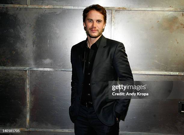 Taylor Kitsch visits fuse Studios on February 29, 2012 in New York City.