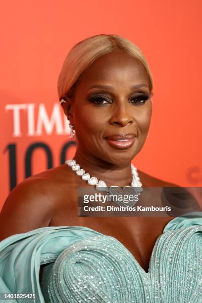 Mary J. Blige attends the 2022 TIME100 Gala on June 08, 2022 in New York City.