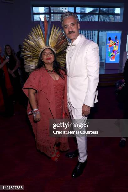 Sonia Guajajara and Taika Waititi attend the 2022 TIME100 Gala on June 08, 2022 in New York City.