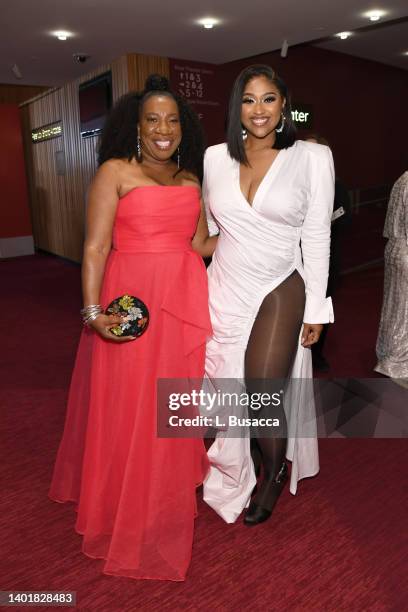 Tarana Burke and Jazmine Sullivan attend the 2022 TIME100 Gala on June 08, 2022 in New York City.