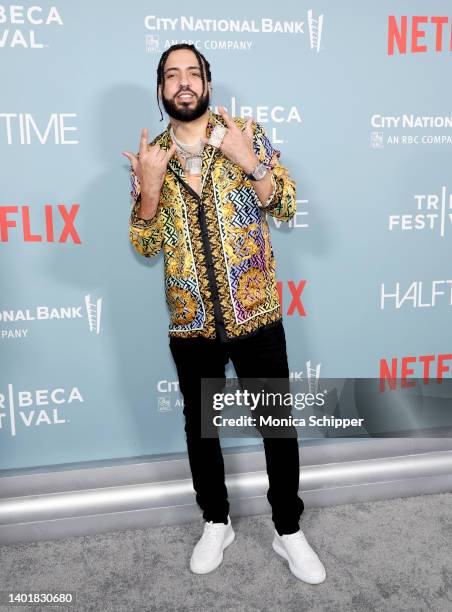 French Montana attends the Tribeca Festival Opening Night & World Premiere of Netflix's Halftime on June 08, 2022 in New York City.
