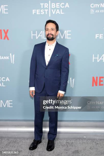 Lin-Manuel Miranda attends the Tribeca Festival Opening Night & World Premiere of Netflix's Halftime on June 08, 2022 in New York City.