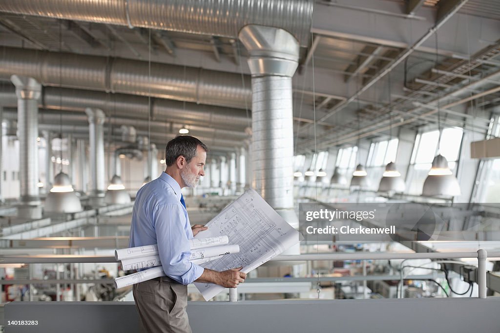 Architecte plan d'observation