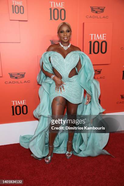 Mary J. Blige attends the 2022 TIME100 Gala on June 08, 2022 in New York City.