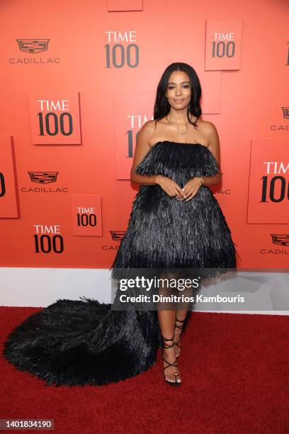 Aurora James attends the 2022 TIME100 Gala on June 08, 2022 in New York City.