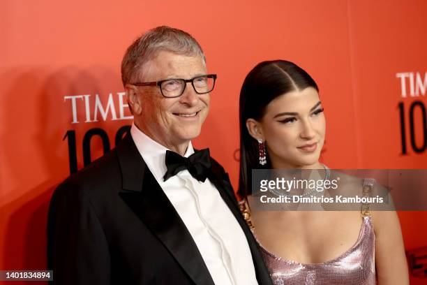 Bill Gates and Phoebe Gates attend the 2022 TIME100 Gala on June 08, 2022 in New York City.