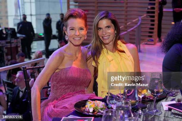Stephanie Ruhle and Lynne Benioff attend the 2022 TIME100 Gala on June 08, 2022 in New York City.