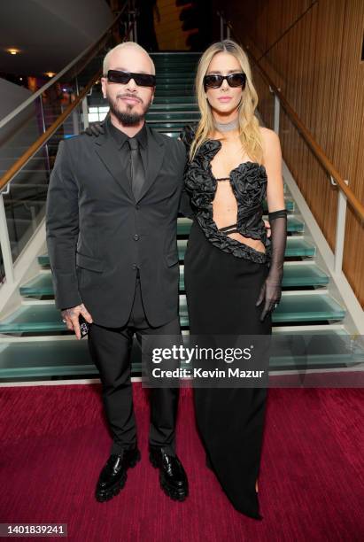 Balvin and Valentina Ferrer attend the 2022 TIME100 Gala on June 08, 2022 in New York City.