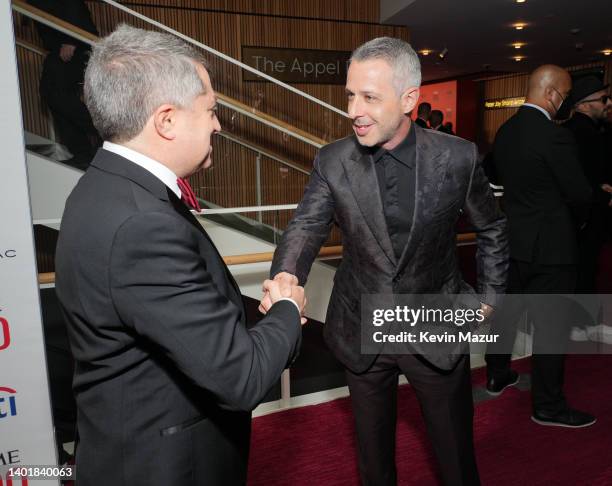 Edward Felsenthal and Jeremy Strong attend the 2022 TIME100 Gala on June 08, 2022 in New York City.