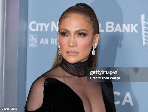 Jennifer Lopez attends the "Halftime" Premiere during the Tribeca Festival Opening Night on June 08, 2022 in New York City.