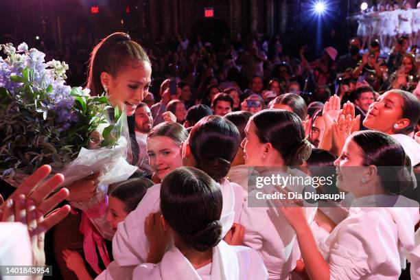 Jennifer Lopez attends "Halftime" Premiere during the Tribeca Festival Opening Night on June 08, 2022 in New York City.