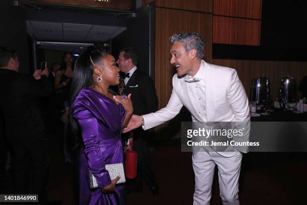 Quinta Brunson and Taika Waititi attend the 2022 TIME100 Gala on June 08, 2022 in New York City.