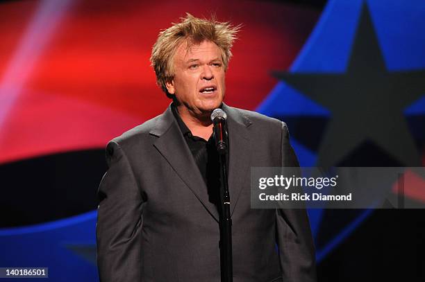 Ron White Performs as part of CMT Presents Ron White Comedy Saltue To The Troops at The Grand Ole Opry on February 21, 2012 in Nashville, Tennessee.