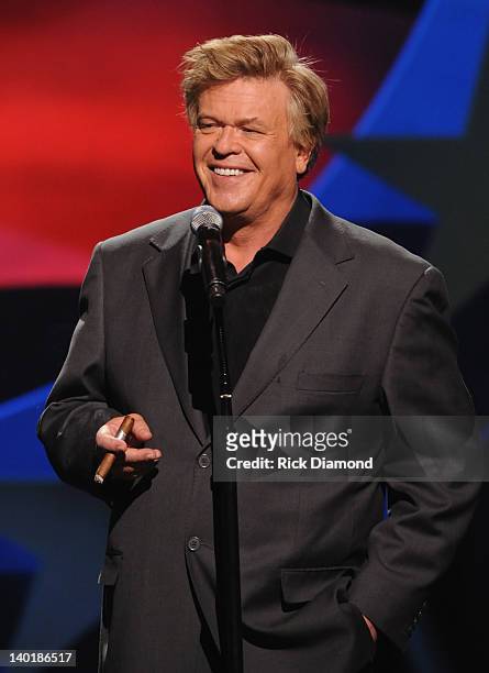 Ron White Performs as part of CMT Presents Ron White Comedy Saltue To The Troops at The Grand Ole Opry on February 21, 2012 in Nashville, Tennessee.