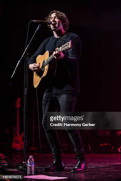 Dean Lewis performs At The Fonda Theatre on June 08, 2022 in Los Angeles, California.