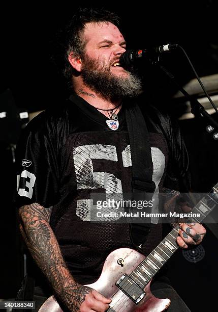 Scott Kelly of American post-metal band Neurosis. Live on stage at High Voltage festival, July 24, 2011.